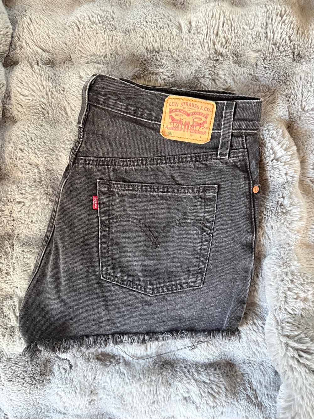 Levi's Original 501 Women's Black Jean Shorts